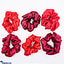 Shop in Sri Lanka for Red Shades Pack Of 06 Scrunchies - Luxury Scrunchies - Hair Scrunchy For Girls - Ladies Head Bands - Hair Accessories For Women