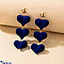 Shop in Sri Lanka for LAYERED HEART DROP EARRINGS- NEW FASHION TRENDY- SIMPLE AND CHARM TEENS EARRINGS - SIMPLE EARRINGS FOR GIRLS