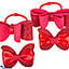 Shop in Sri Lanka for Baby Girls' Gift Box - Bow Hair Bands And Hair Clips - Red, Party Hair Accessories For Cute Baby Girls