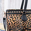 Shop in Sri Lanka for Ladies Leopard Skin Tote Bag- Black And Brown