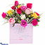 Shop in Sri Lanka for Spark Of Roses- Mix Of Pink Roses, Yellow Roses, White Roses And Java Chocolates