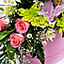 Shop in Sri Lanka for Sunny Hues Floral Beauty Arranged With Pink Roses, Tiger Lily And Chrysanthemum