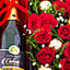 Shop in Sri Lanka for Ever Rose Centerpiece And Wine For Chiristmas