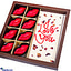 Shop in Sri Lanka for Irresistible Kisses To My Love Gift Bundle With Java Lips With Rose Petal Slab Chocolate And 12 Red