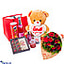 Shop in Sri Lanka for Let Me See Your Smile 12 Red Rose Bouquet With Premium Gift Bundle