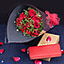 Shop in Sri Lanka for Let's Stay Together 12 Red Roses Bunch With P.G Martin Wallet
