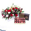 Shop in Sri Lanka for Dreamy Love Gift Bundle With 'I Love You' Teddy Bear, 12 Red Rose Boquet With Java Chocolate