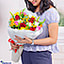 Shop in Sri Lanka for Blushing Chrysanthemum Roses Bouquet