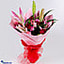 Shop in Sri Lanka for Rosy Lily Delight Bouquet - For Her