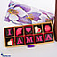 Shop in Sri Lanka for Love For Amma Floral Delight - Flower Arrangement With Java I Love Amma'10- Piece Chocolate Box