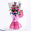 Shop in Sri Lanka for Pastel Blue Rose Medley Mother's Day Six Pink Rose Arrangement