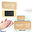 Shop in Sri Lanka for Digital Wooden Alarm Clock - Digital Alarm For Table- Date Temperature Humidity Display