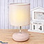 Shop in Sri Lanka for Thick Bottom Ceramic Table Lamp For Living Room Home Décor, LED Bulb Vintage Bedside Lamp 48261- 1 Brown