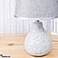 Shop in Sri Lanka for Tear Trop Bottom Ceramic Table Lamp For Living Room Home Décor, LED Bulb Vintage Bedside Lamp 48265- 3