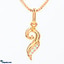 Shop in Sri Lanka for Mallika hemachandra 22kt gold pendant set with cubic zirconia.(p1551/1)