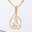 Shop in Sri Lanka for Mallika hemachandra 22kt gold pendant set with cubic zirconia.(p2192/1)
