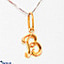 Shop in Sri Lanka for 22kt Gold Letter Pendant (P105) 