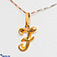 Shop in Sri Lanka for Mallika Hemachandra 22kt Gold Letter Pendant (P109) 