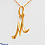 Shop in Sri Lanka for Mallika Hemachandra 22kt Gold Letter Pendant (P116) 