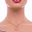 Shop in Sri Lanka for 18kt Red Gold Pendant With Cubic Zirconia (P2021- 1)