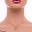 Shop in Sri Lanka for 18kt Red Gold Pendant With Cubic Zirconia (P2039- 1)