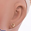 Shop in Sri Lanka for 22kt Gold Pendant And Ear Stud Set With Cubic Zirconia (P254)