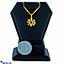 Shop in Sri Lanka for Swarnamahal  c/Z 22kt yellow gold studded ''dharmachakkra'' pendant - pe00001118