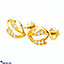 Shop in Sri Lanka for Swarnamahal 22kt Yellow Gold Ear Stud With Swarovski Zirconia- ES914