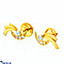 Shop in Sri Lanka for Swarnamahal 22kt Yellow Gold Ear Stud With Swarovski Zirconia- ES1024