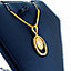Shop in Sri Lanka for Swarnamahal 22kt Yellow Gold Studded Pendant With Swarovski Zirconia- PE1840
