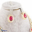 Shop in Sri Lanka for Red Crystal Stones Jewelry Set