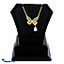 Shop in Sri Lanka for Butterfly Color Stones Pendant With Necklace