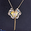 Shop in Sri Lanka for Buterfly Gold Necklace For Women Embellished With Crystals From Swarovski Elemants