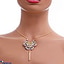Shop in Sri Lanka for Buterfly Gold Necklace For Women Embellished With Crystals From Swarovski Elemants