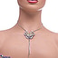 Shop in Sri Lanka for Buterfly Silver Necklace For Women Embellished With Crystals From Swarovski Elemants
