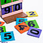 Shop in Sri Lanka for Wooden Number Board Stand number Learning Puzzles Board Toy, Educational Matching Game TN030    