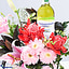 Shop in Sri Lanka for BLUSHING BEAUTY - Flowers & Wine Gift