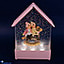 Shop in Sri Lanka for Happy Couple LED Light USB Music Box Ornament, Automatic Light Small House Crystal Music Box