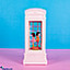 Shop in Sri Lanka for Romance In Phone Booth - Water Glitter Spinning Lantern, Table Ornament - Pink