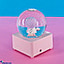 Shop in Sri Lanka for Cute Girl Snow Glob With Music, Music Box Gifts- Purple