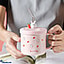 Shop in Sri Lanka for Bunny Coffee Warmer Mug Set ,ceramic Heated Cup With Heating Coaster