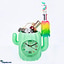 Shop in Sri Lanka for Cactus Shaped Clock With Pen Holder Pink