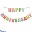 Shop in Sri Lanka for Happy Anniversary Banner For Party Decorations, Swallowtail Flag