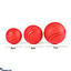 Shop in Sri Lanka for Red Solid Ball Dog Toy Rubber Bite Resistant For Fetch Play Pet Puppy Dogs Chew Playing Bite Resistant Teeth - Large