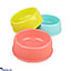 Shop in Sri Lanka for Cute Multi-Purpose Candy Colour Anti-Drop Plastic Material Pet Puppy Dog Cat Food Water Bowl -  1 piece - Small