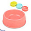Shop in Sri Lanka for Cute Multi- Purpose Candy Colour Anti- Drop Plastic Material Pet Puppy Dog Cat Food Water Bowl - 1 Piece - Large