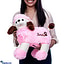Shop in Sri Lanka for 'be Mine' Stylish Afghan Hound (pink), Plush Dog For Girls, Soft Toy, Stuffed Dog