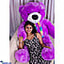 Shop in Sri Lanka for Enchanting Lavender Hug Giant Teddy Bear, 5.5ft Jambo Purple Teddy Bear