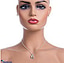 Shop in Sri Lanka for Stone 'N' String Crystal Jewelry Set With Ear Studs And Necklace