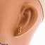 Shop in Sri Lanka for Vogue 22k gold ear stud set with 8 (c/Z) rounds